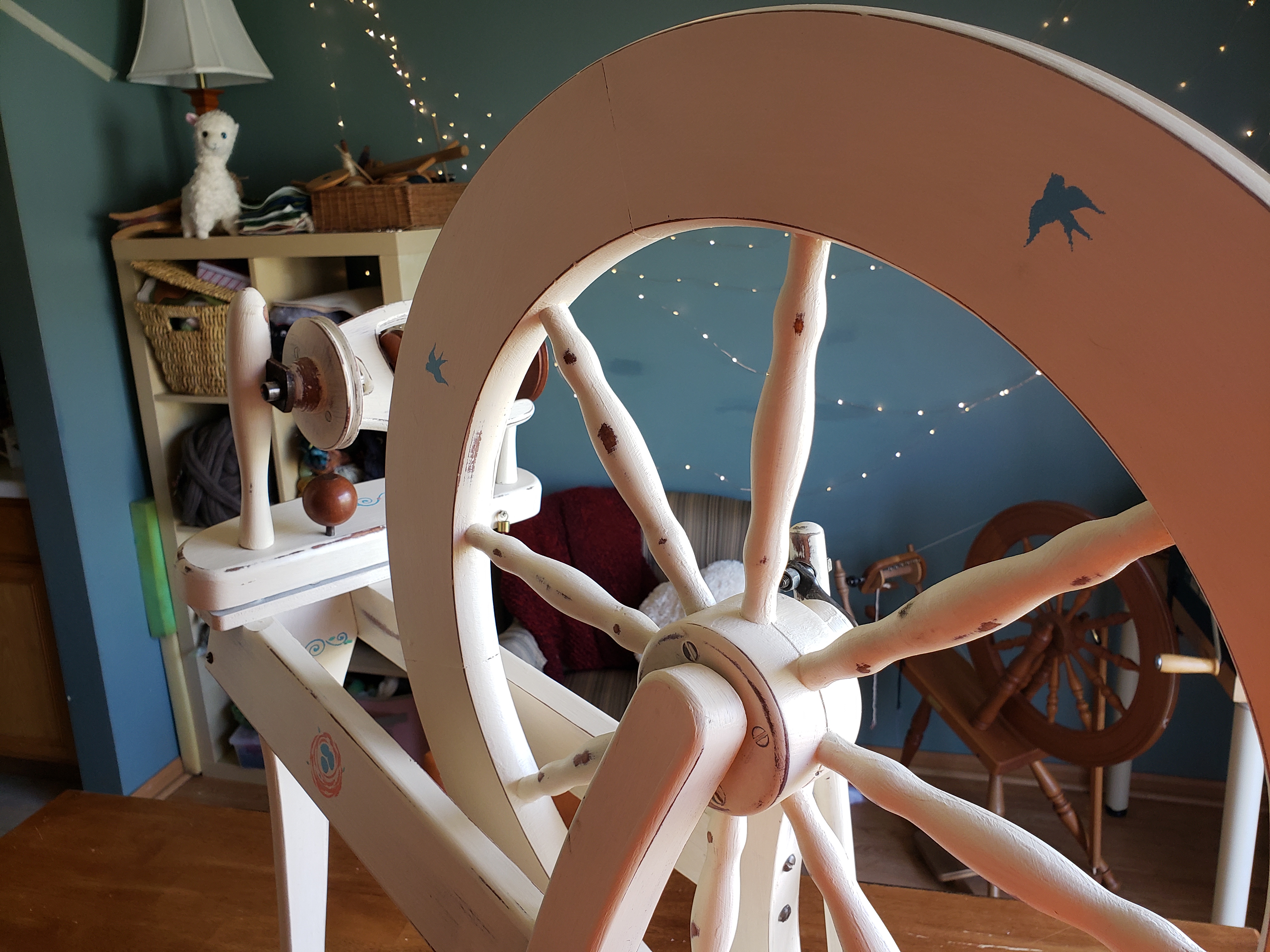 I Painted My Spinning Wheel! (And I Don’t Hate It.)