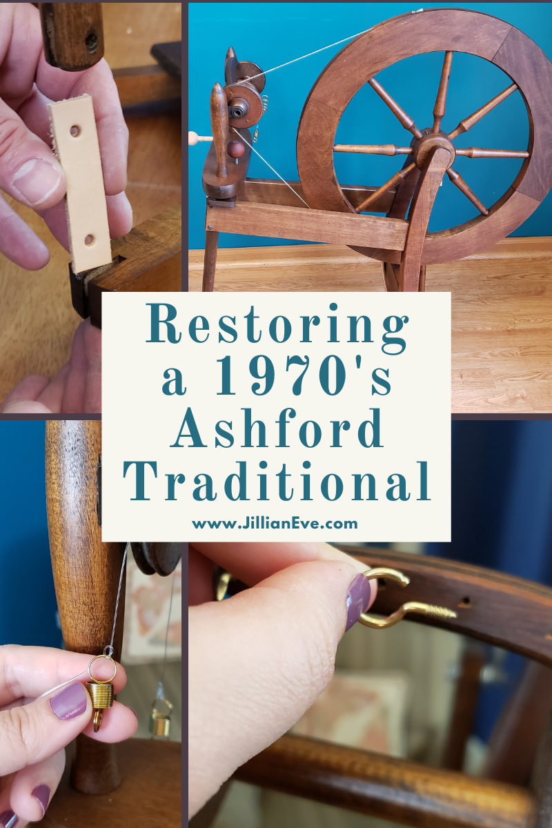 Restoring a Vintage Ashford Traditional Spinning Wheel