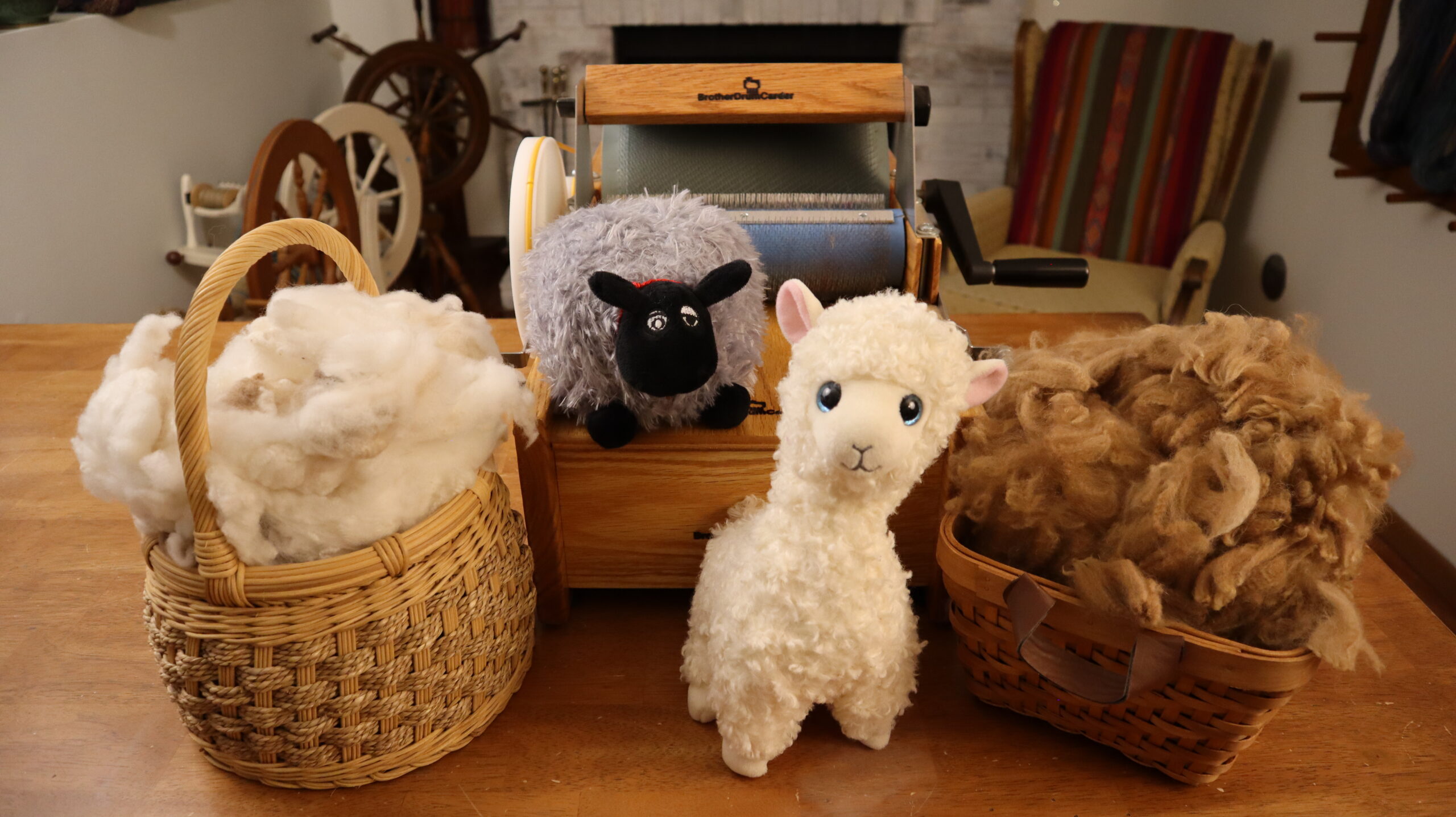 ￼Blending Alpaca with Wool