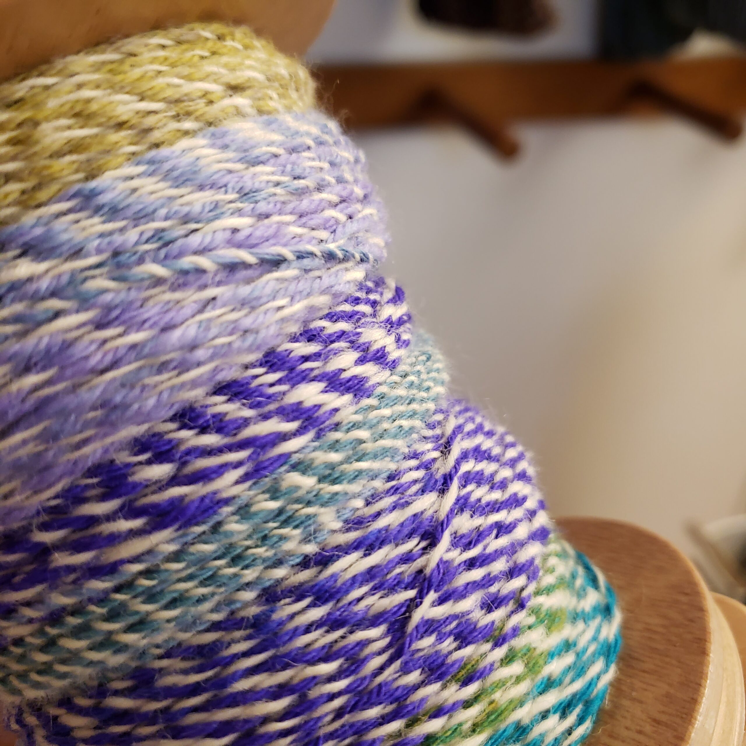 8-Ply Handspun Yarn — A Cabled Crepe Adventure