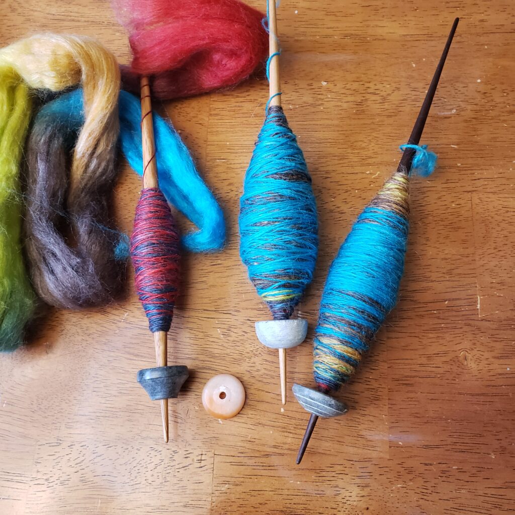 Using Medieval Spindles to Ply Historically Inspired Yarn – Jillian Eve